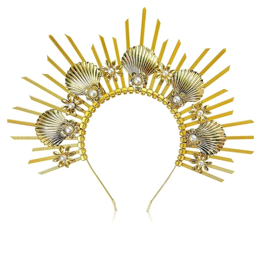 Seashell pearl headpiece